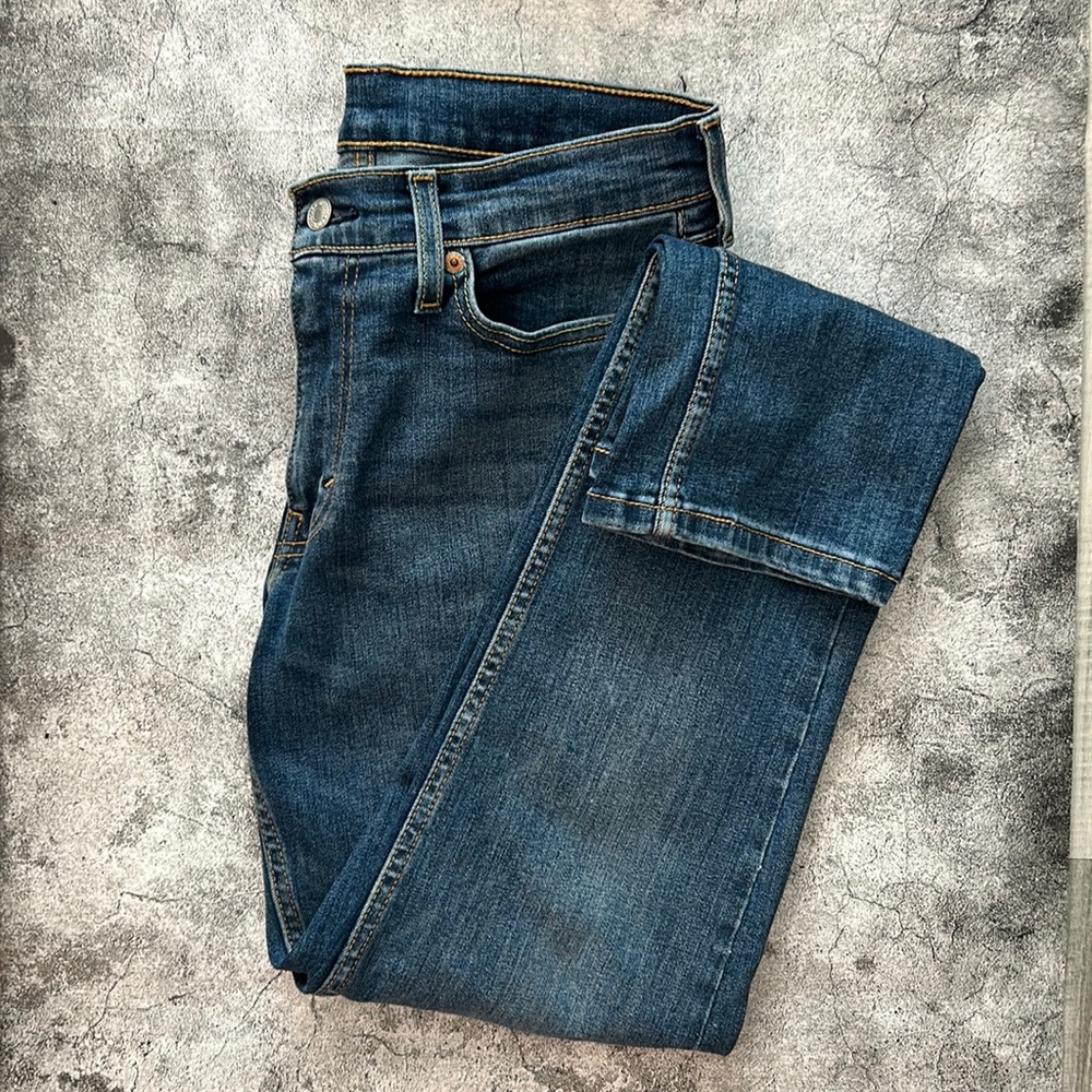 Men’s Levi’s 511 Blue Denim Slim Fit Flex Jeans